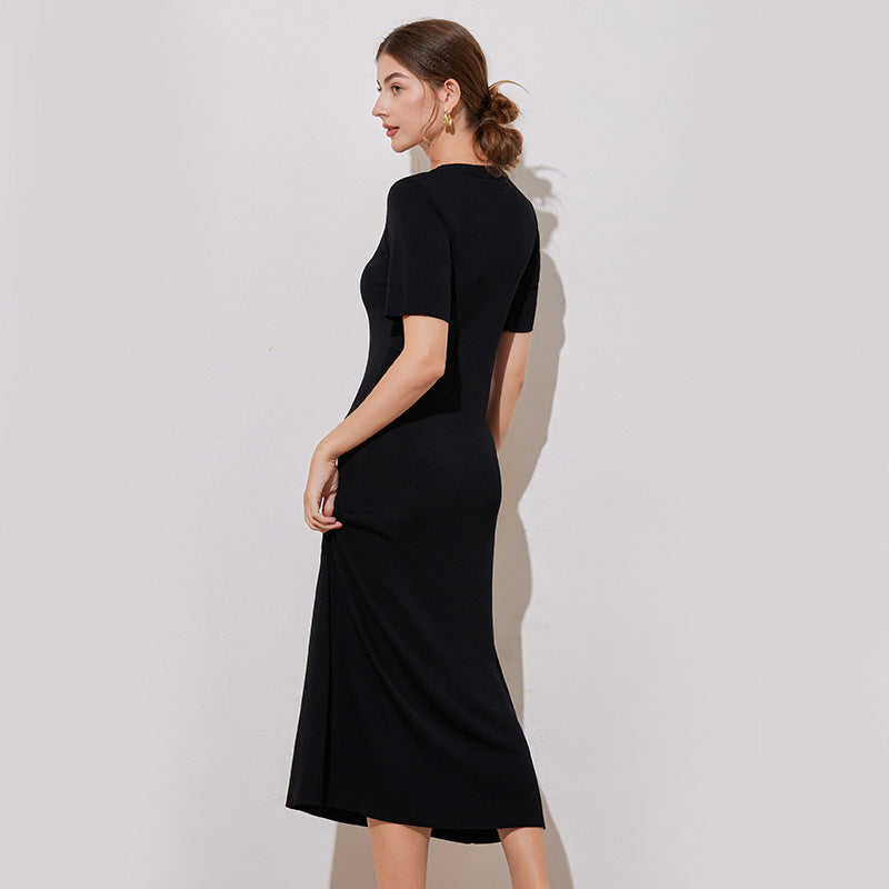 Women's Short Sleeve Loose Casual Soft Cool Long Dress