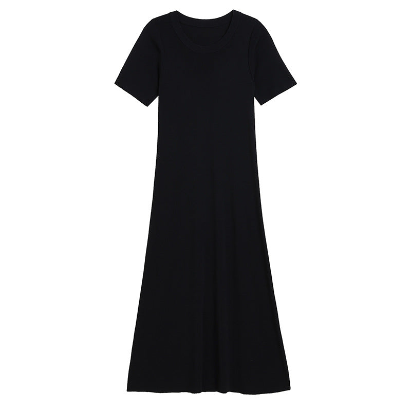 Women's Short Sleeve Loose Casual Soft Cool Long Dress