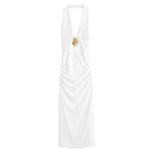 Design Sense Unique Versatile Fitted Slim Casual Dress