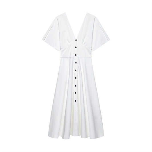 Design Sense Unique Versatile Fitted Slim Casual Dress