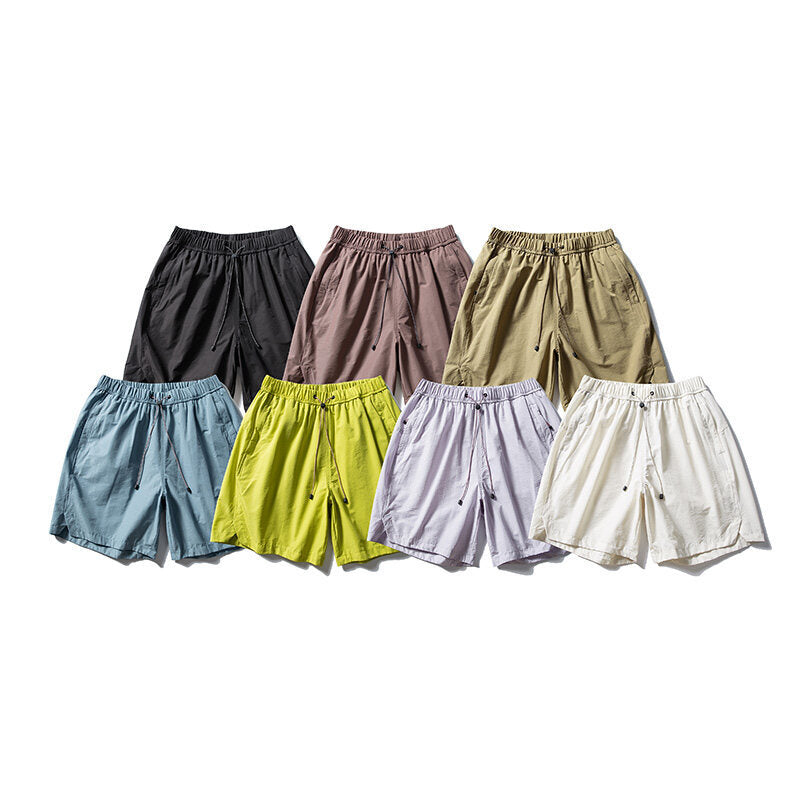 Functional casual shorts men's and women's five quarter pants