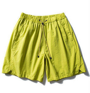 Functional casual shorts men's and women's five quarter pants