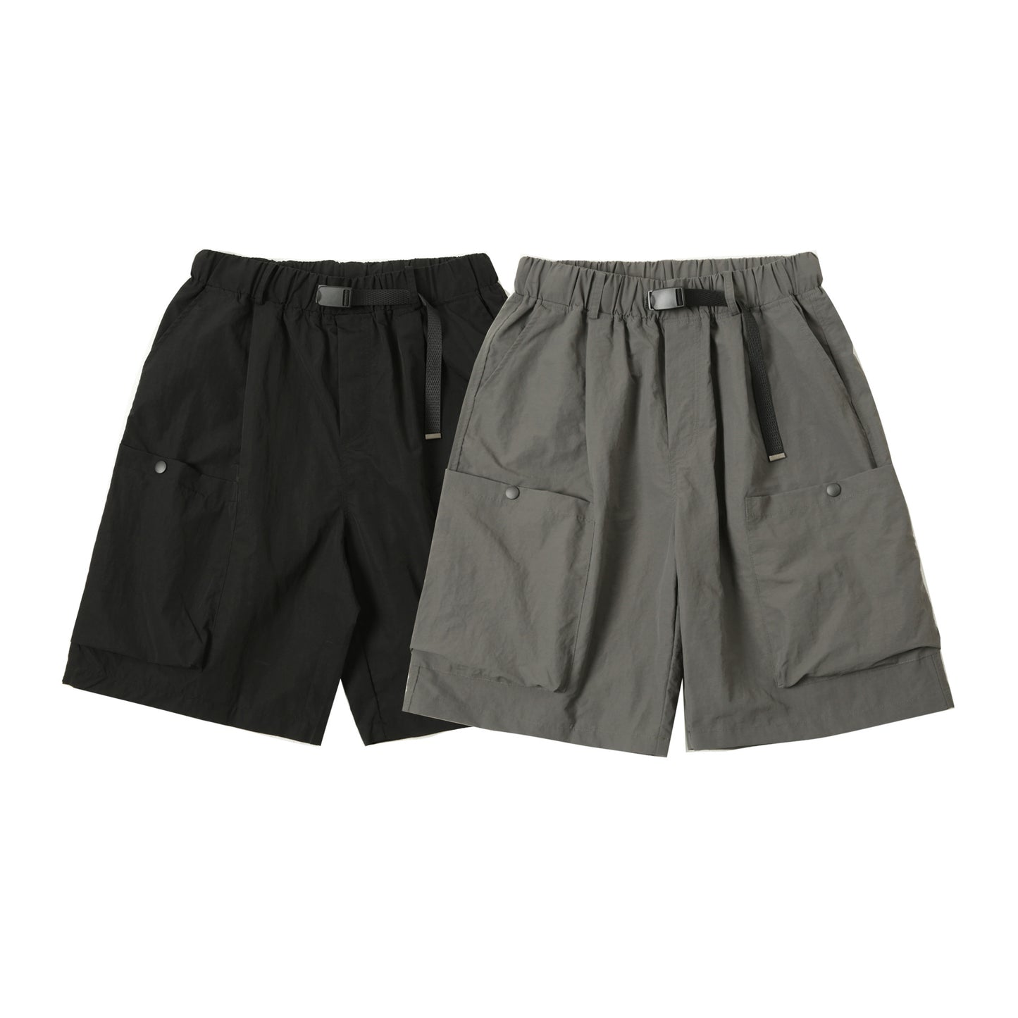 Functional three-dimensional large pocket loose breathable casual shorts for men